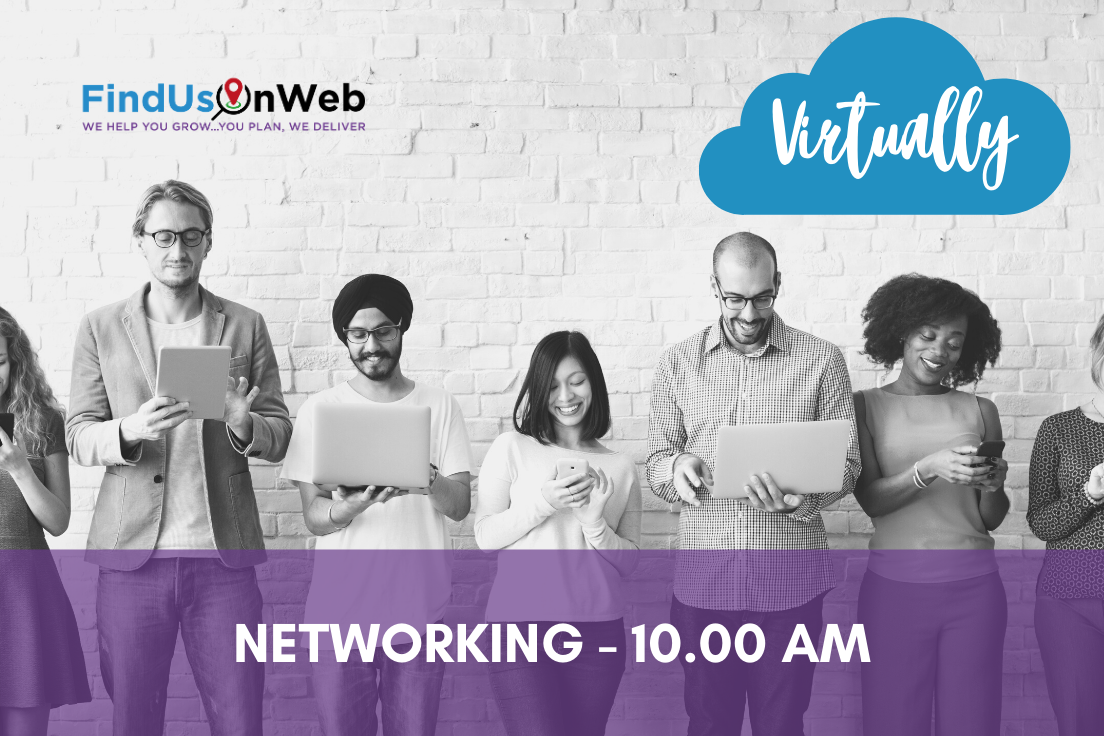 Find Us On Web Virtual Networking Event Isle of Man 17 June 2020 10am-11am